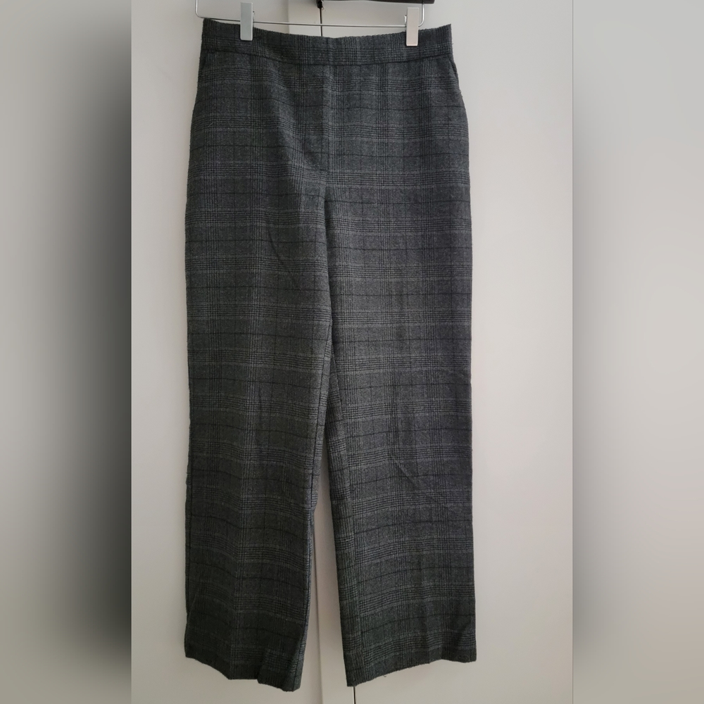 Zara plaid straight pants